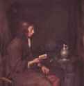 Читающий мужчина. Вторая треть 17 века - 42,9 x 36,5 см. Холст, масло. Шверин. Государственный музей, картинная галерея. Голландия.
