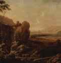 Пейзаж с водопадом. 1630-1650 - 65 x 105 см. Холст, масло. Барокко. Германия. Санкт-Петербург. Государственный Эрмитаж.