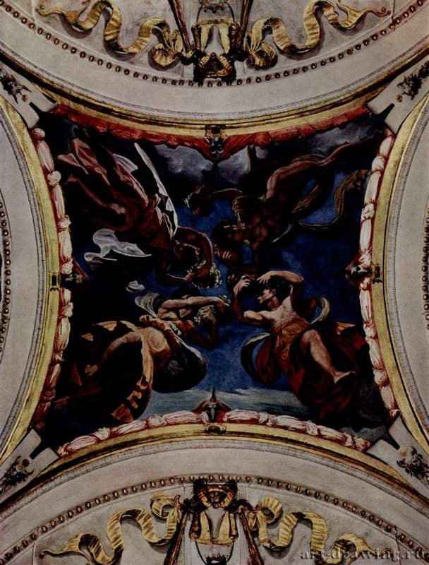 Танцующие гении. 1554-1556 - Фреска. Маньеризм. Италия. Болонья. Палаццо Поджи.