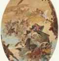 Чудесное перенесение святого дома из Назарета в Лорето. Середина 18 века - 124 x 85 смХолстРококоИталияВенеция. Галерея Академии