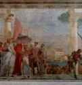 Встреча Генриха III. 1750 - Фреска, перенесенная на холстРококоИталияПариж. Музей Жакмар-АндреПервоначально в вилле Контарини
