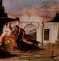 Ринальдо и Армида, эскиз для одноименной мюнхенской картины. 1753 * - 39 x 62 смХолст, маслоРококоИталияБерлин. Государственные музеи