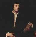 Портрет мужчины с перчатками. 1523 - 100 x 89 см. Холст, масло. Возрождение. Италия. Париж. Лувр.