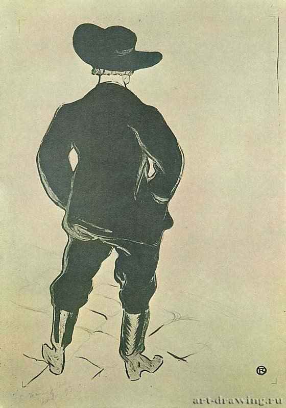 Брюан в Мирлитоне. 1894 - 775 х 590 мм Цветная литография Постимпрессионизм Франция