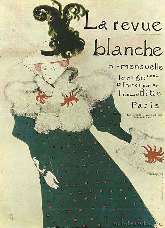 Фронтиспис для "La Revue Blanche". 1895 - 1300 х 950 мм Цветная литография Постимпрессионизм Франция