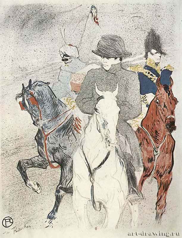 Наполеон. 1895 - 590 х 452 мм Цветная литография Постимпрессионизм Франция