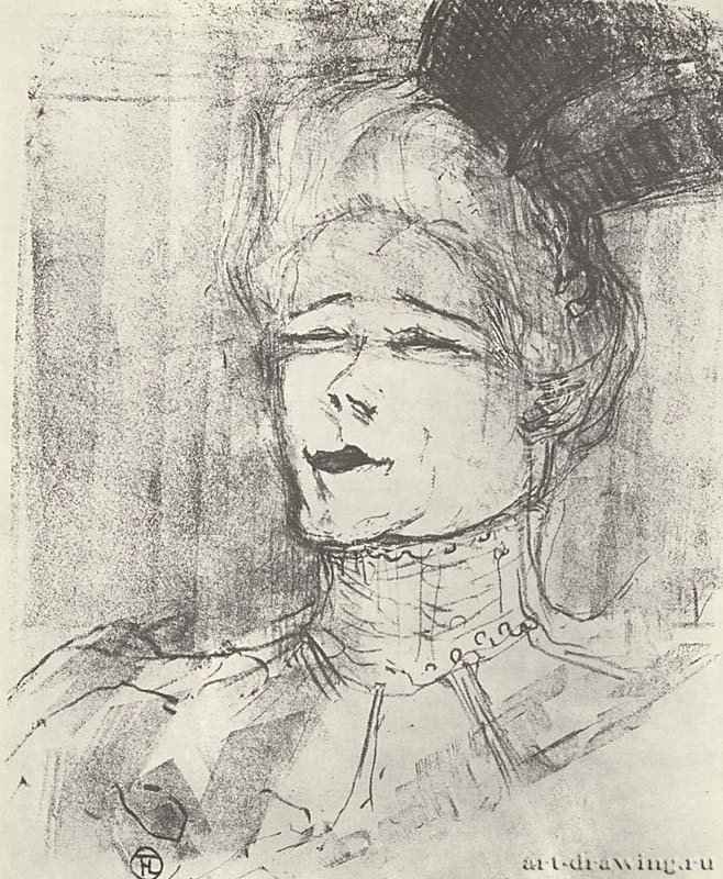 Жанна Гранье. 1895 - 298 х 242 мм Литография Постимпрессионизм Франция