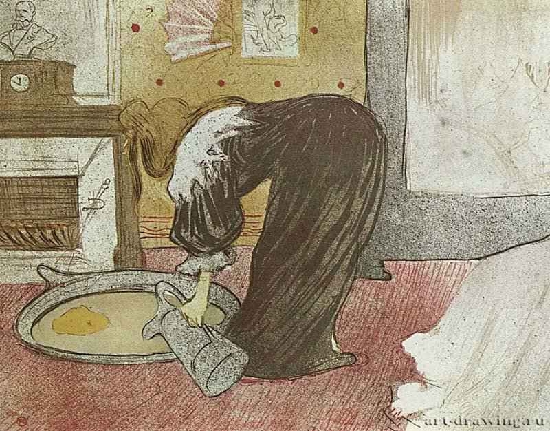 Серия "Они", Женщина с кувшином. 1896 - 400 х 520 мм Цветная литография Постимпрессионизм Франция