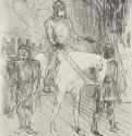 Выход Брассёра в "Хильперике". 1895 - 372 х 259 мм Литография Постимпрессионизм Франция