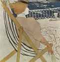 Путешественница. 1896 - 608 х 407 мм Цветная литография Постимпрессионизм Франция