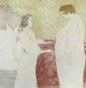Серия "Они", Женщина в кровати. 1896 - 400 х 520 мм Цветная литография Постимпрессионизм Франция