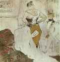 Серия "Они", Женщина в корсете. 1896 - 520 х 400 мм Цветная литография Постимпрессионизм Франция
