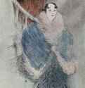 Эльза по прозвищу "Венка". 1897 - 570 х 380 мм Цветная литография Постимпрессионизм Франция