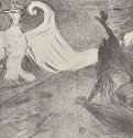 Эскиз фронтисписа книги "У подножия Синая". 1897 - 261 х 415 мм Литография Постимпрессионизм Франция