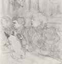 В баре "Мышь" у Пальмиры. 1897 - 359 х 252 мм Литография Постимпрессионизм Франция