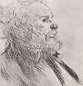 Портрет живописца и гравера Шарля Морена. 1898 - 169 х 98 мм Офорт и гравюра сухой иглой Постимпрессионизм Франция