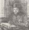 Портрет Адольфа Альбера. 1898 - 320 х 235 мм Литография Париж Постимпрессионизм Франция