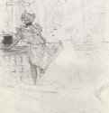Мaдам Л…, или У перчаточницы. 1898 - 285 х 235 мм Литография Постимпрессионизм Франция