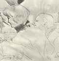 Пара в кафешантане. 1899-1900 - 162 х 315 мм Литография Постимпрессионизм Франция