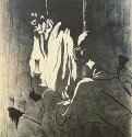 Повесившийся. 1892 - 700 х 468 мм Цветная литография Дрезден. Гравюрный кабинет Государственных художественных собраний Постимпрессионизм Франция