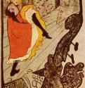Джейн Авриль. 1893 - 130 x 95 см Цветная литография Постимпрессионизм Франция