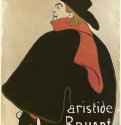 Плакат "Брюан в своём кабаре". 1893 - 1270 х 925 мм Цветная литография Постимпрессионизм Франция