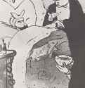 Больной Карно. 1893 - 239 х 175 мм Литография Постимпрессионизм Франция
