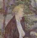 Женщина в саду. 1891 - 66 x 52,5 смКартонПостимпрессионизмФранцияЛондон. Национальная галерея