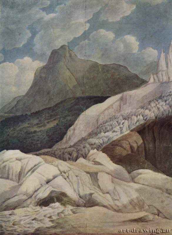 У истока Арверона. 1781 - 42,5 x 30,8 смАкварельРомантизмВеликобританияЛондон. Музей Виктории и Альберта