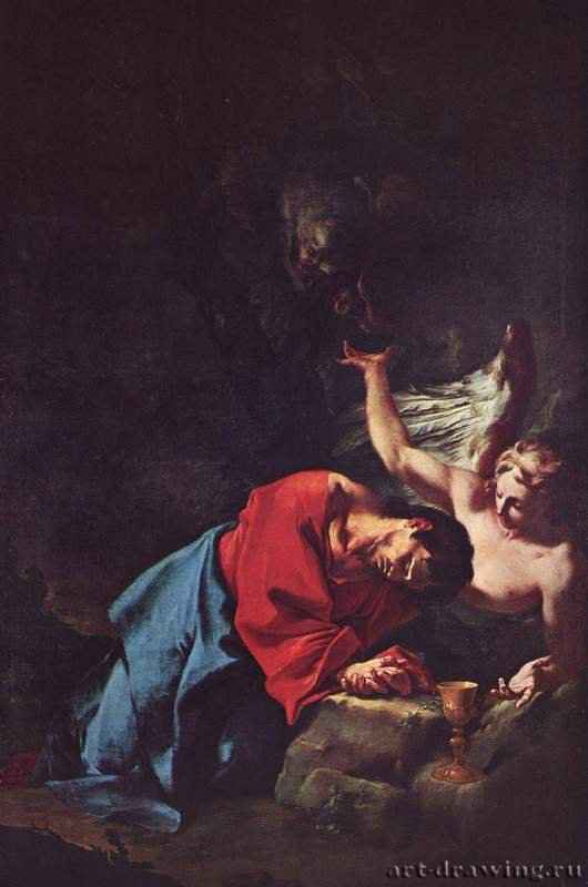 Христос на Масличной горе. 1750 * - 230 x 157 смХолст, маслоБароккоАвстрияВена. Австрийский музей барокко в Бельведере