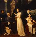 Семейный портрет графов Морковых. 1813 - 226 x 291 смХолст, маслоРоссияМосква. Государственная Третьяковская галерея