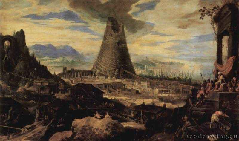 Строительство Вавилонской башни. 1583-1587 * - 167 x 217 смХолст, маслоМаньеризмБельгияЧастное собрание