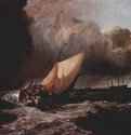 Голландские рыбачьи лодки, застигнутые бурей. 1801 - 162,5 x 222 см. Холст, масло. Романтизм. Великобритания. Великобритания. Частное собрание.