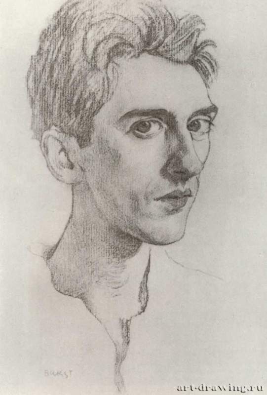 Портрет Жана Кокто, 1911 г. - Бумага, карандаш; 31 x 20 см. Париж. Собрание А. Дюнуайе де Сегонзака.