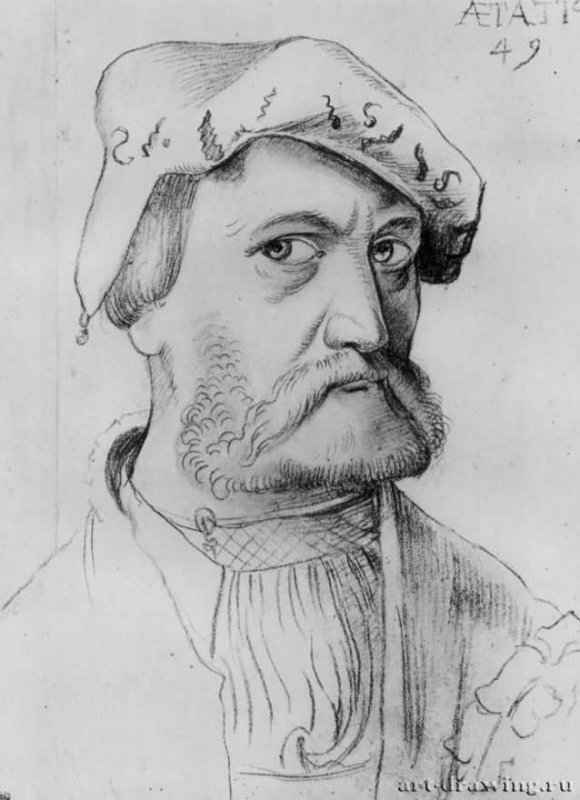 Бальдунг, Ханс: Автопортрет в возрасте 49 лет, 1534.