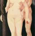 Адам и Ева. 1531-1535 - 148,2 x 67,4 см. Дерево. Возрождение. Германия. Мадрид. Собрание Тиссен-Борнемиса.