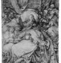 Смерть Девы Марии, 1514-1515 - 428 х 311 мм. Черный мел на бумаге. Базель. Открытое художественное собрание, Гравюрный кабинет. Германия.