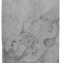 Виола. 1541-1542 - 75 х 59 мм. Серебряный штифт на бумаге. Карлсруэ. Кунстхалле, Гравюрный кабинет. Германия.