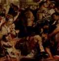 Мадона дель Пополо. Деталь. 1579 - Дерево Маньеризм Италия Флоренция. Галерея Уффици