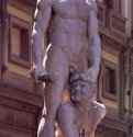Геракл и Как. 1525-1534 - Высота: 496 см. Мрамор. Флоренция. Площадь Синьории.