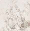 Аристотель и Филида. 1530-1536 - 274 х 192 мм. Перо коричневой тушью на бумаге. Лондон. Британский музей, Отдел гравюры и рисунка. Нидерланды.