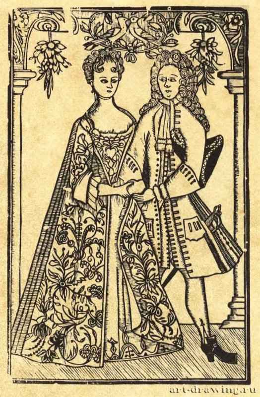 Доброе супружество. 1799 - 255 х 155 мм. Ксилография. Лунд. Музей культуры. Швеция.
