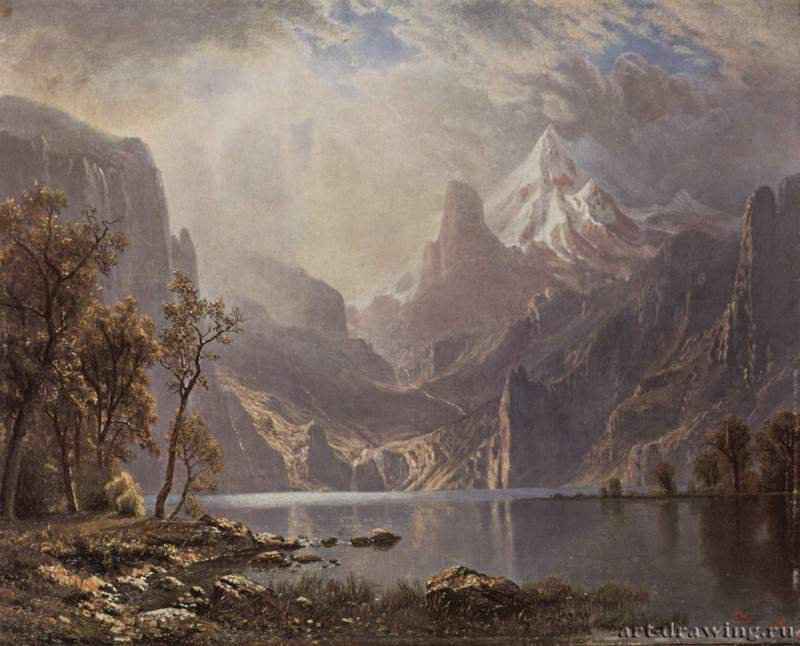 Озеро Тахо. 1868 - 33 x 41 смХолст, маслоРомантизмСШАКембридж (штат Массачусетс). Художественный музей Фогга