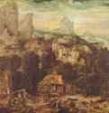Медный рудник. Середина 16 века - 83 x 114 смДерево, маслоВозрождениеНидерландыФлоренция. Галерея Уффици