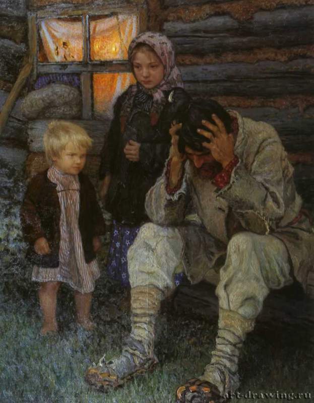 Горе, 1909 г. - Сумский областной художественный музей. Сумы. Россия.