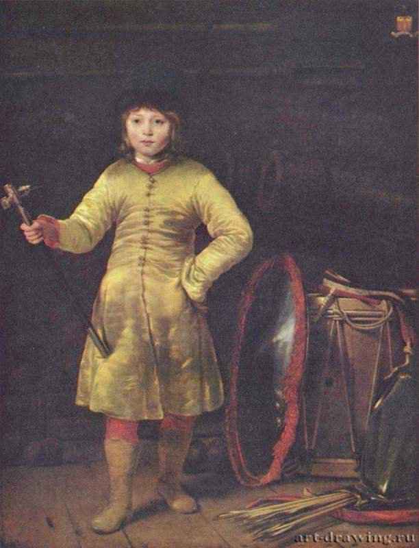Портрет мальчика. 1656 - 158 x 121 см Холст, масло Барокко Нидерланды (Голландия) Роттердам. Музей Бойманс ван Бейнинген