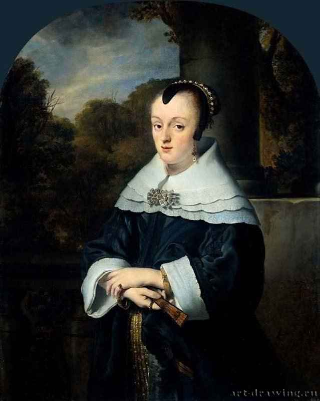 Портрет Марии Рей. 1650 - Холст, масло 118 x 96,5 Риксмузеум Амстердам