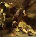 Ангел питает Илию. 1660-1663 - Холст, масло 135 x 153 Частное собрание