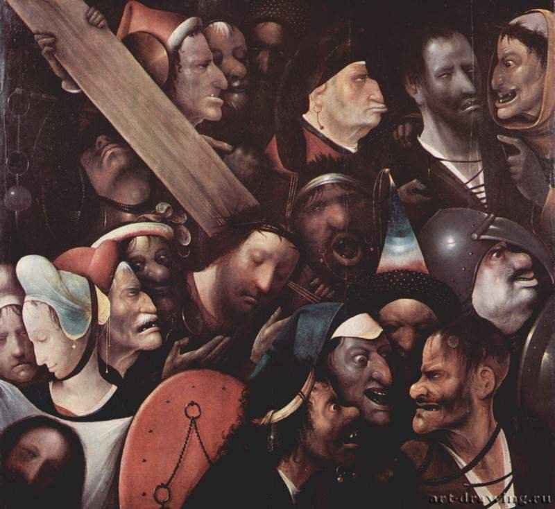 Несение Креста. 1515-1516 - 76,5 x 83,5 см. Дерево, масло. Возрождение. Нидерланды. Гент. Королевский музей.