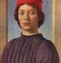 Портрет молодого человека в красной шапке - 1477 *51 x 36 смДерево, темпераВозрождениеИталияВашингтон. Национальная художественная галереяБыла написана при содействии мастеров из мастерской Боттичелли